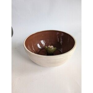 Grasslands Road “Owwl Gone” Ceramic Bowl Owl Wood Design Peek-a-boo Bowl 5.5"